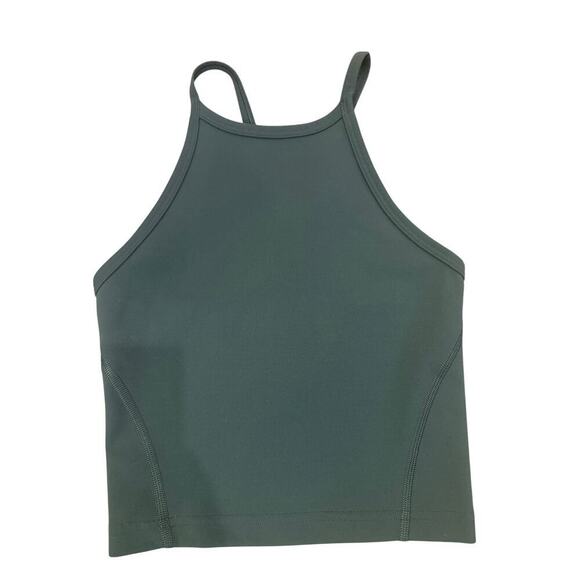 Lululemon High Neck Yoga Tank Top See measurement for size (looks XS) Green - Picture 1 of 3